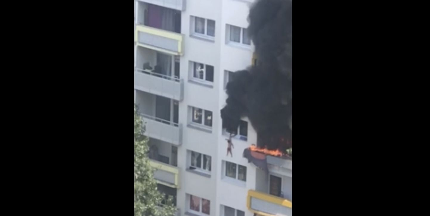Prantsusmaal Grenoble'is viskas kümneaastane poiss oma kolmeaastase venna põleva korteri aknast alla, päästes ta elu