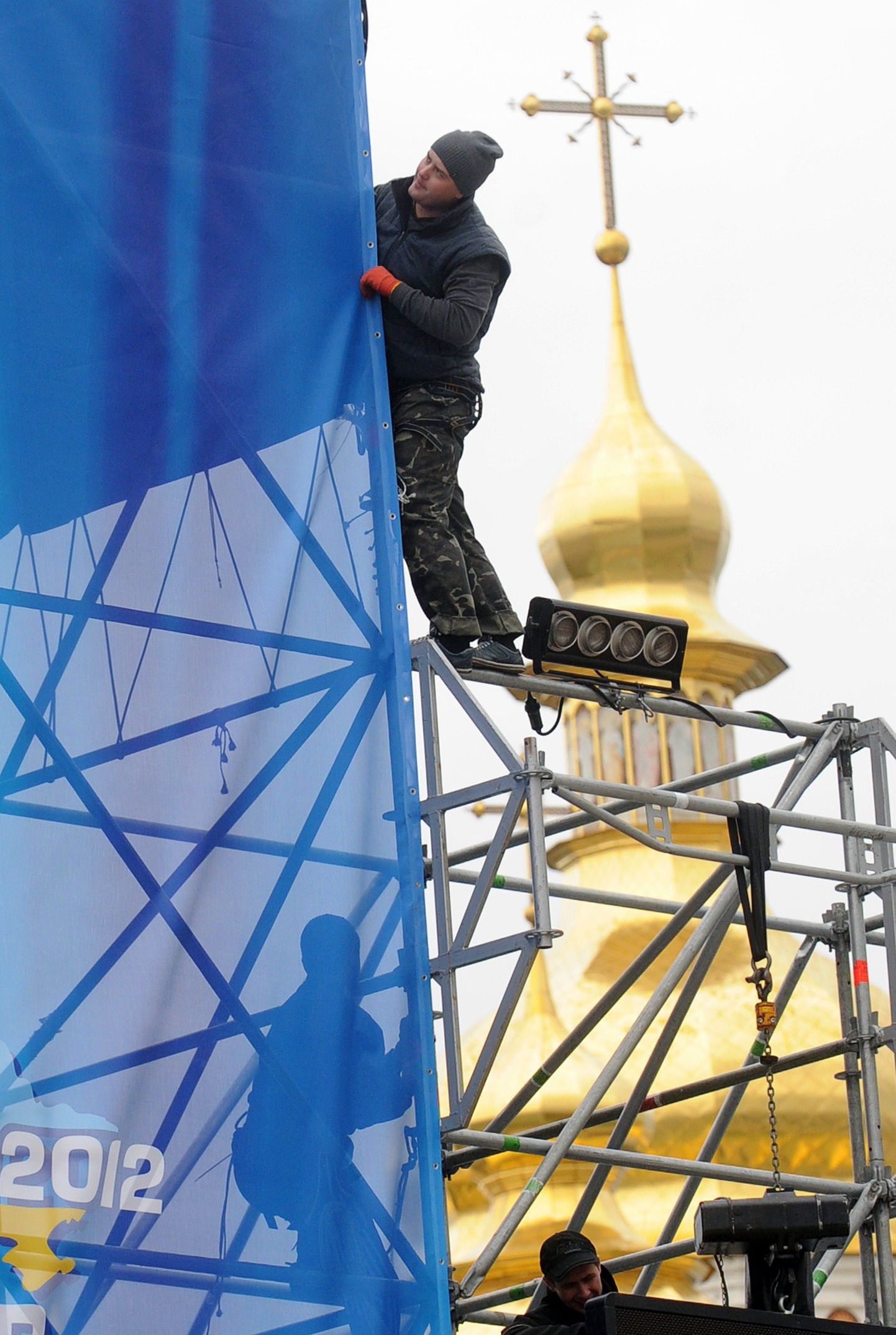 Viimased valimiseelsed ettevalmistused Kiievis.