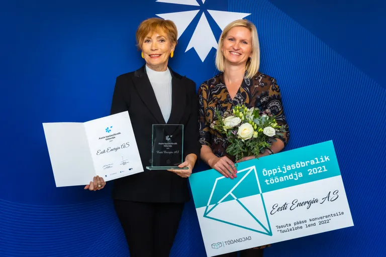 Eesti Energia töötajakogemuse direktor Tiina Drui ja kultuurihäki valdkonnajuht Kadi Piikov