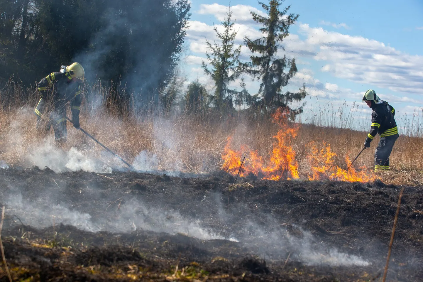 Senimaani on kulupõlenguid Tartu- ja Jõgevamaal olnud vähem, kuid eesootav soe nädalavahetus tõotab päästjatele tulla töörohke. Foto on illustreeriv.