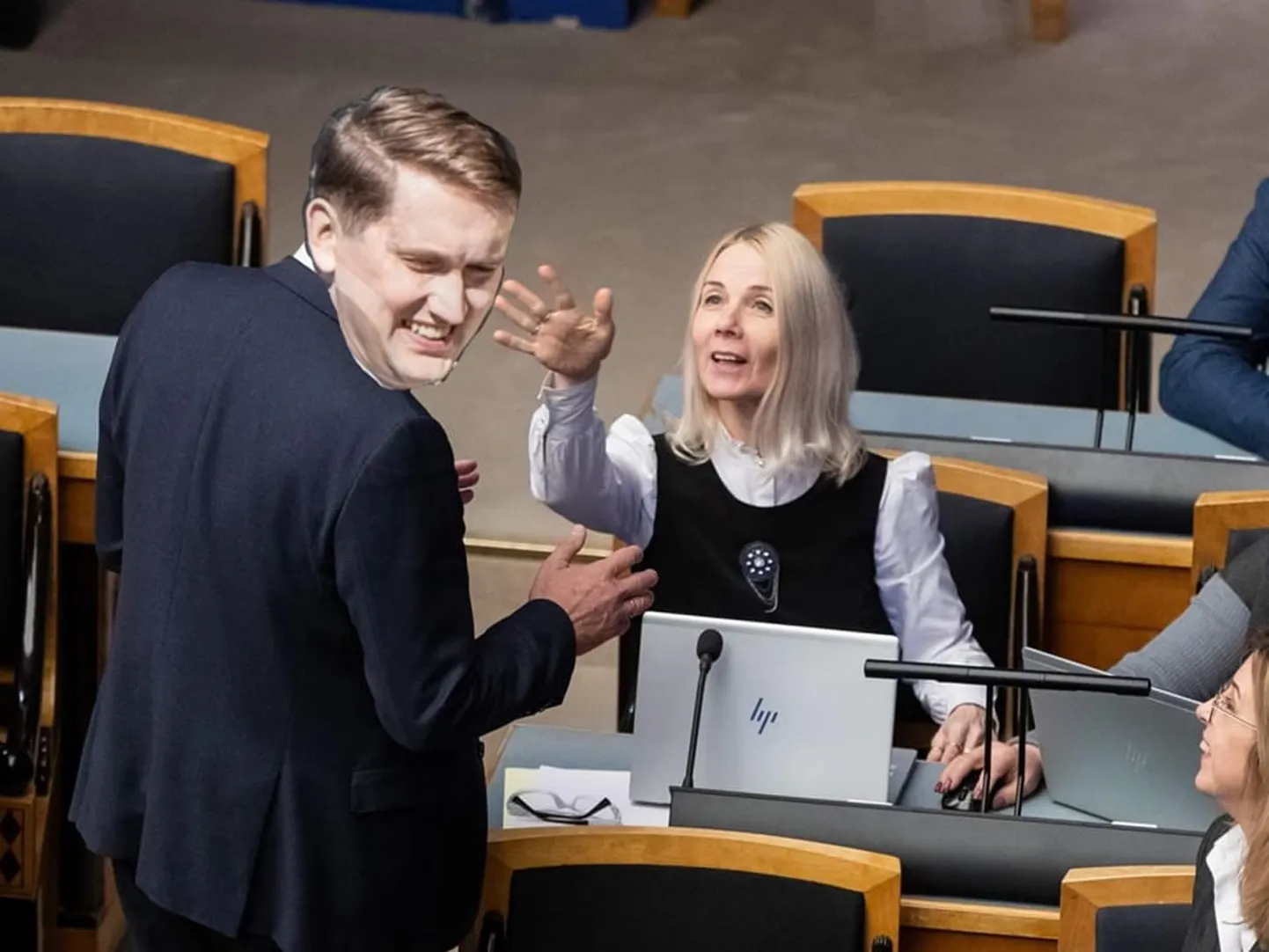 Helle-Moonika Helme on Jaak Madisoni peale tige.