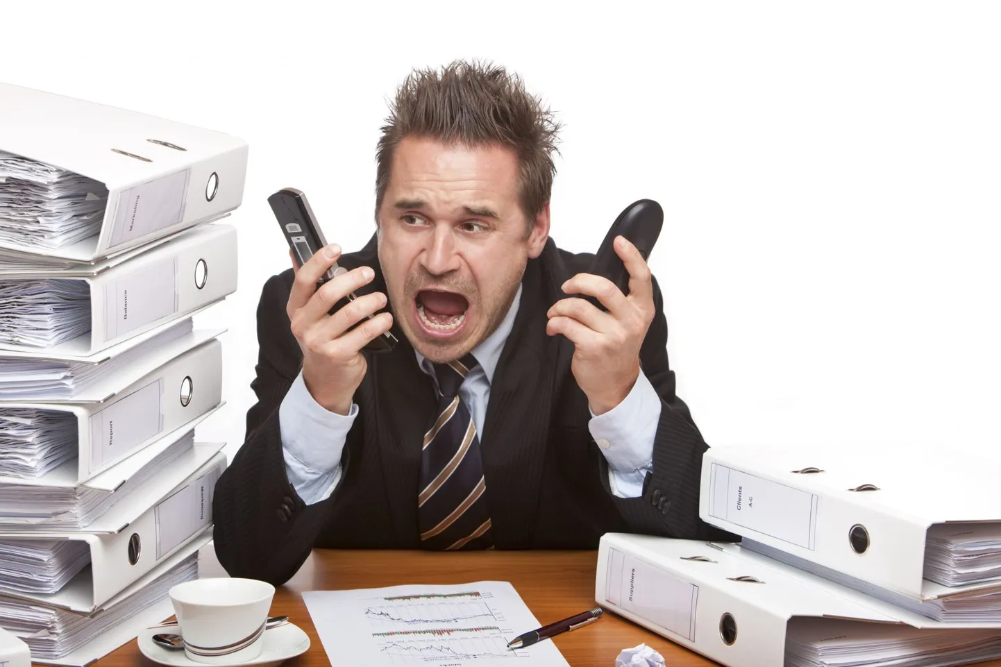 Alati ei pea telefonile vastama. Pilt on illustreeriv.