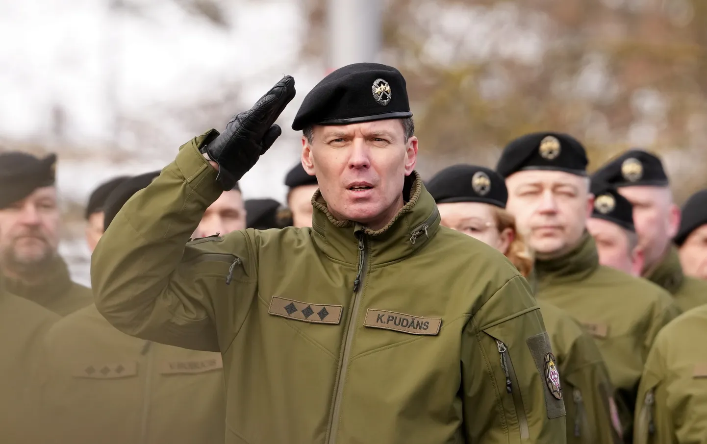 Zemessardzes komandieris pulkvedis Kaspars Pudāns