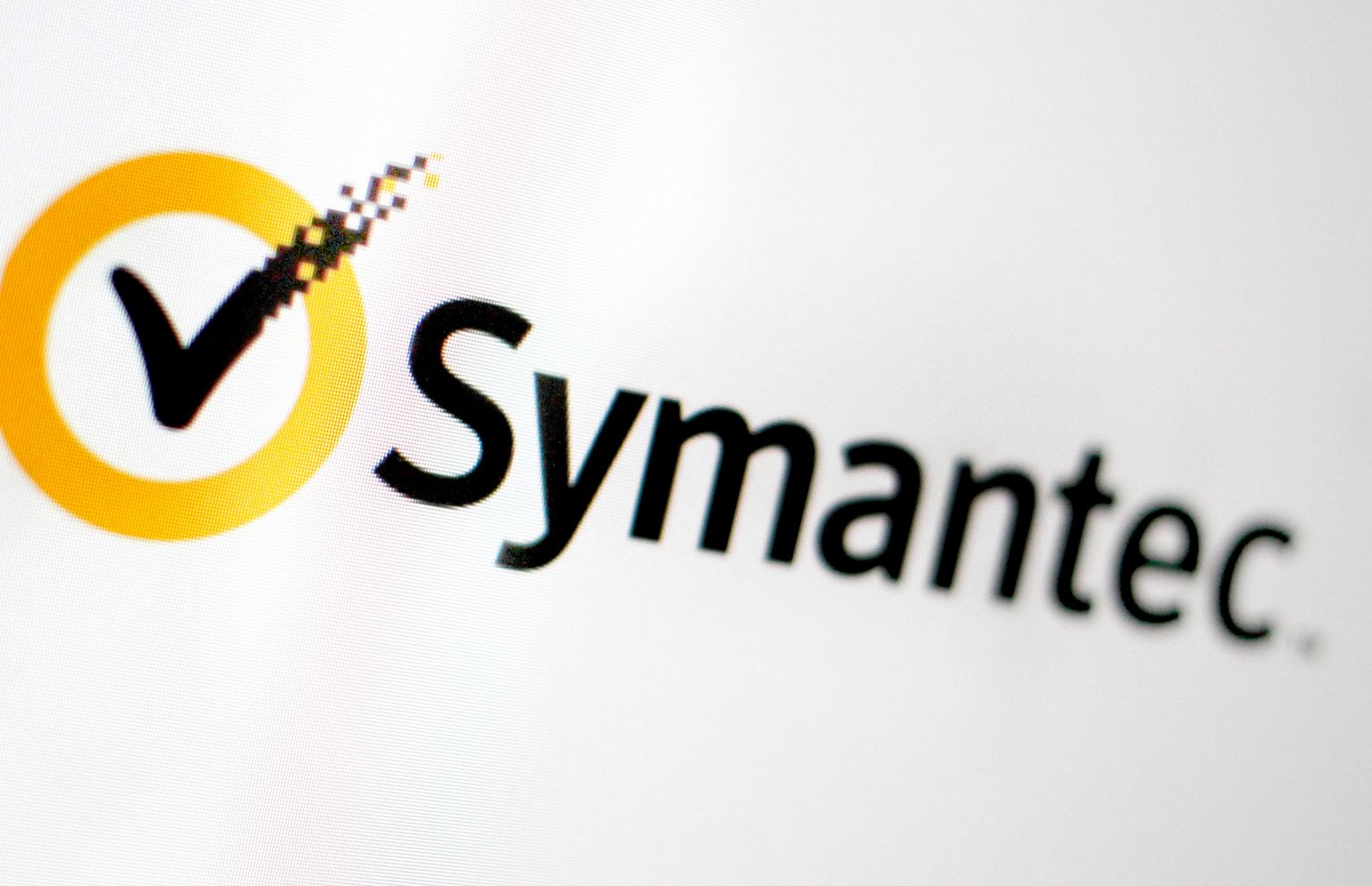 USA arvutiturbe tarkvara ettevõte Symantec logo.