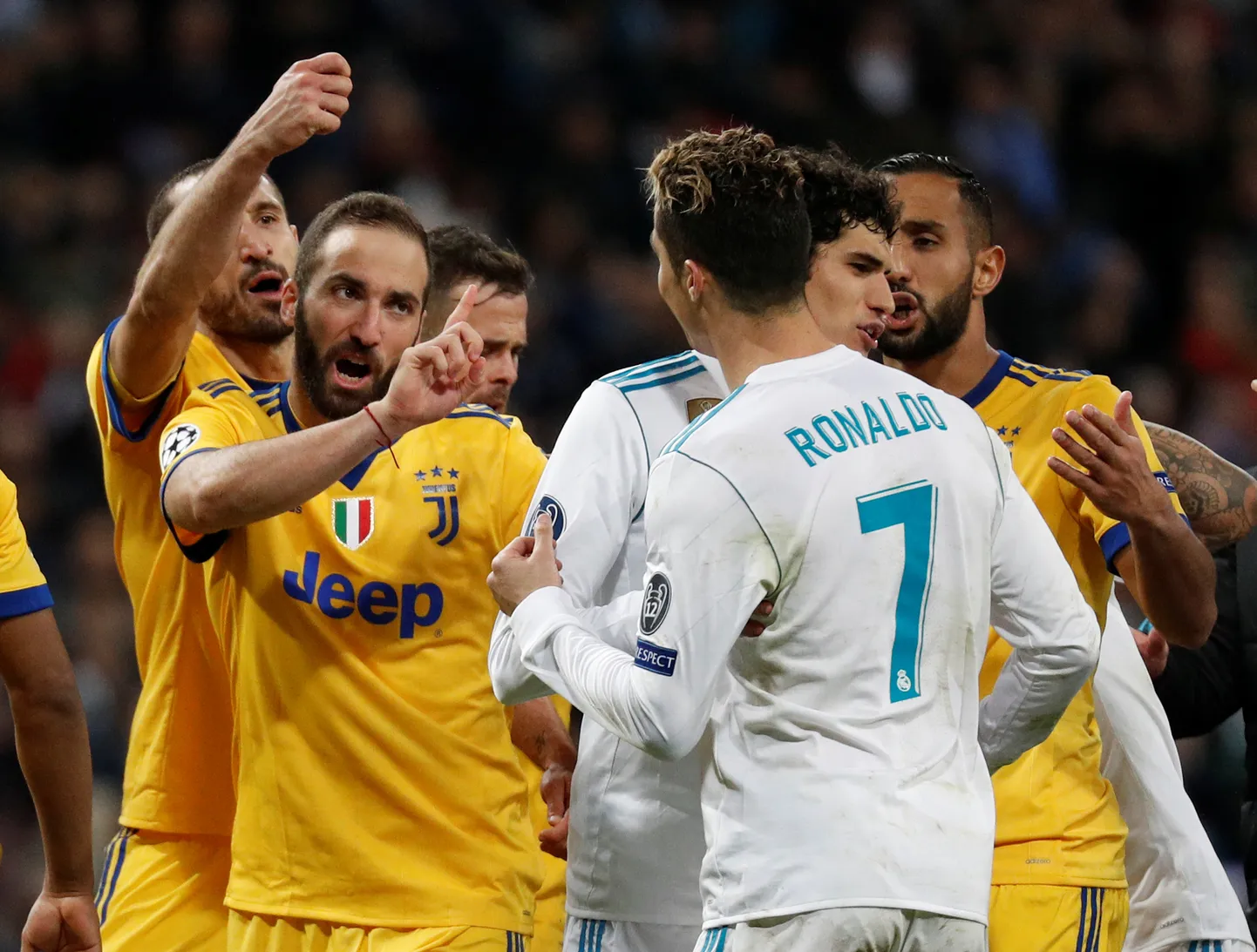 Gonzalo Higuain ja Cristiano Ronaldo.