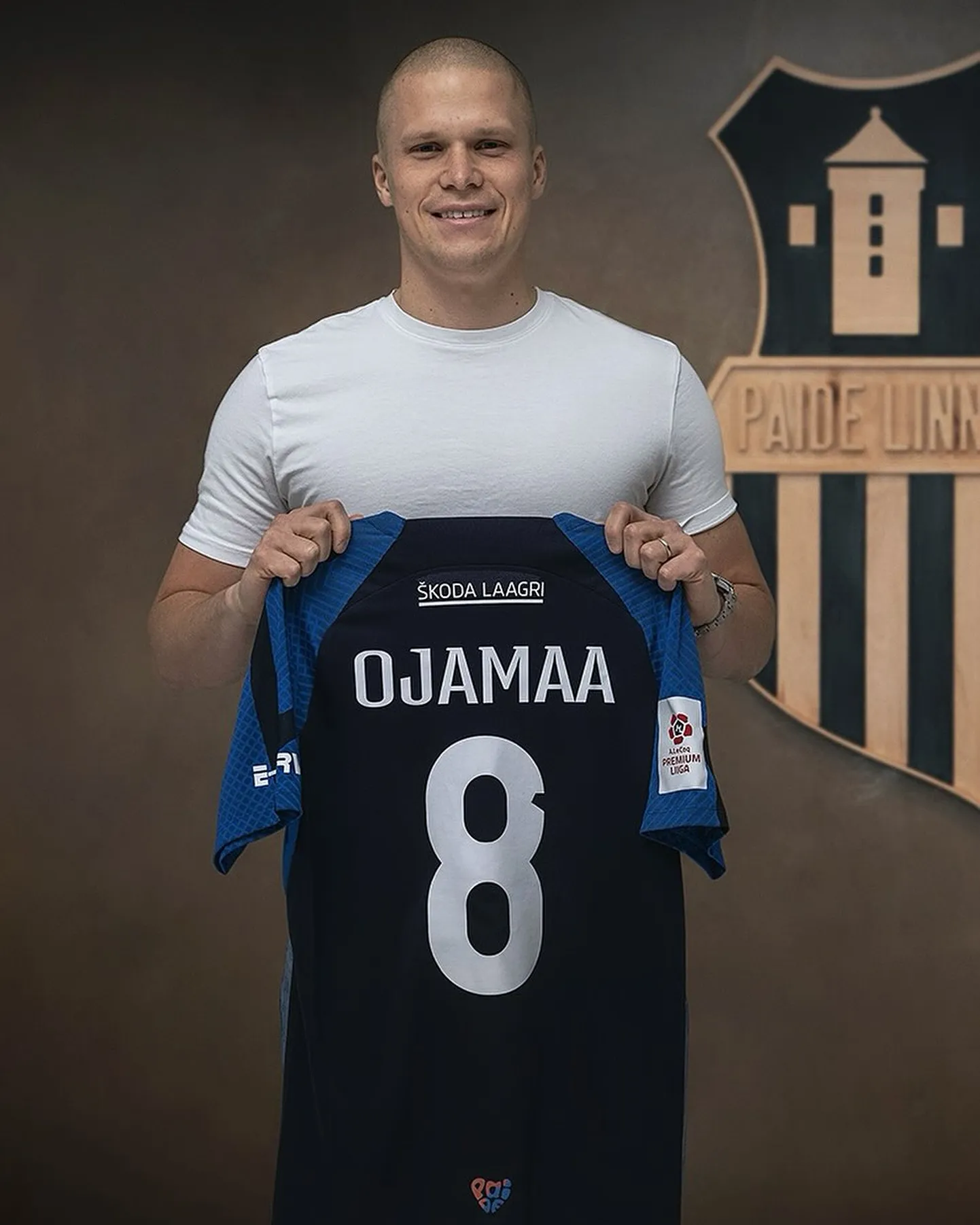 Henrik Ojamaa hakkab Paide Linnameeskonna eest mängides kandma seljas särki numbriga 8.