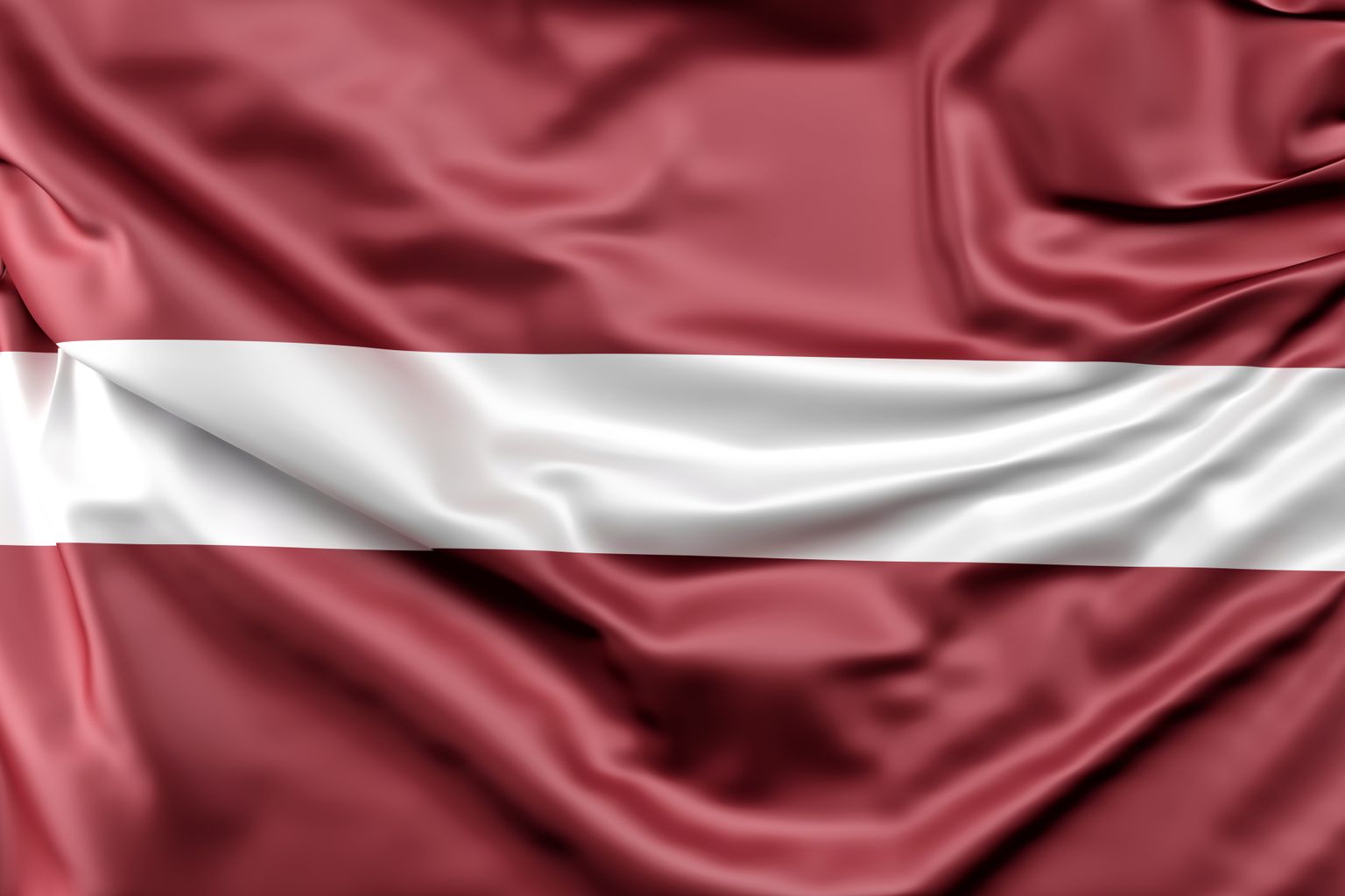 Läti lipp.