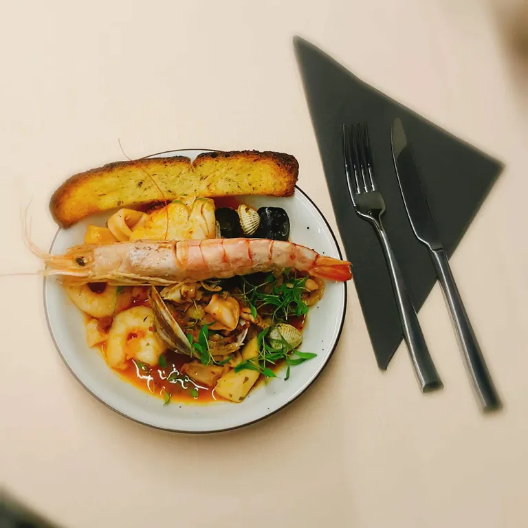 Катаплана с морепродуктами