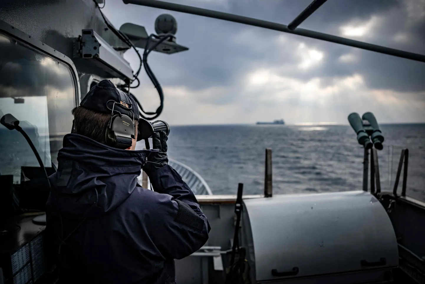 Patruļkuģis HMS Carlskrona (P04) un tā apkalpe Baltijas jūrā