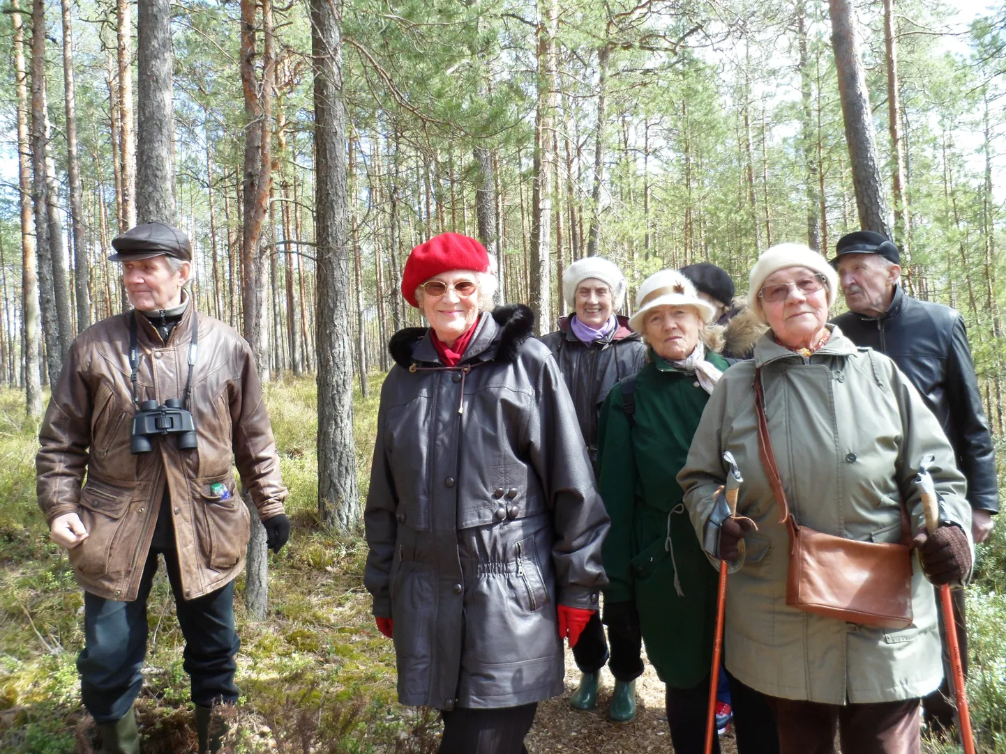 Tublid matkalised: Kalev Hirmat, Maie Sander, Valve Hirmat, Aino Sõstra, Siiri Urb, Richard Annama.
