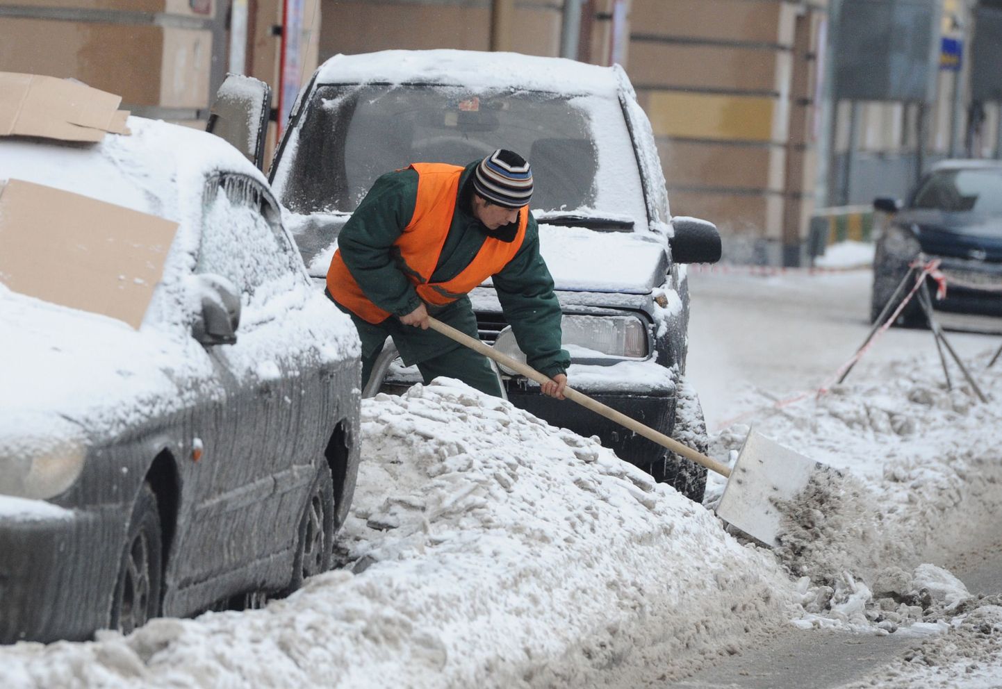Lume koristamine Moskvas
