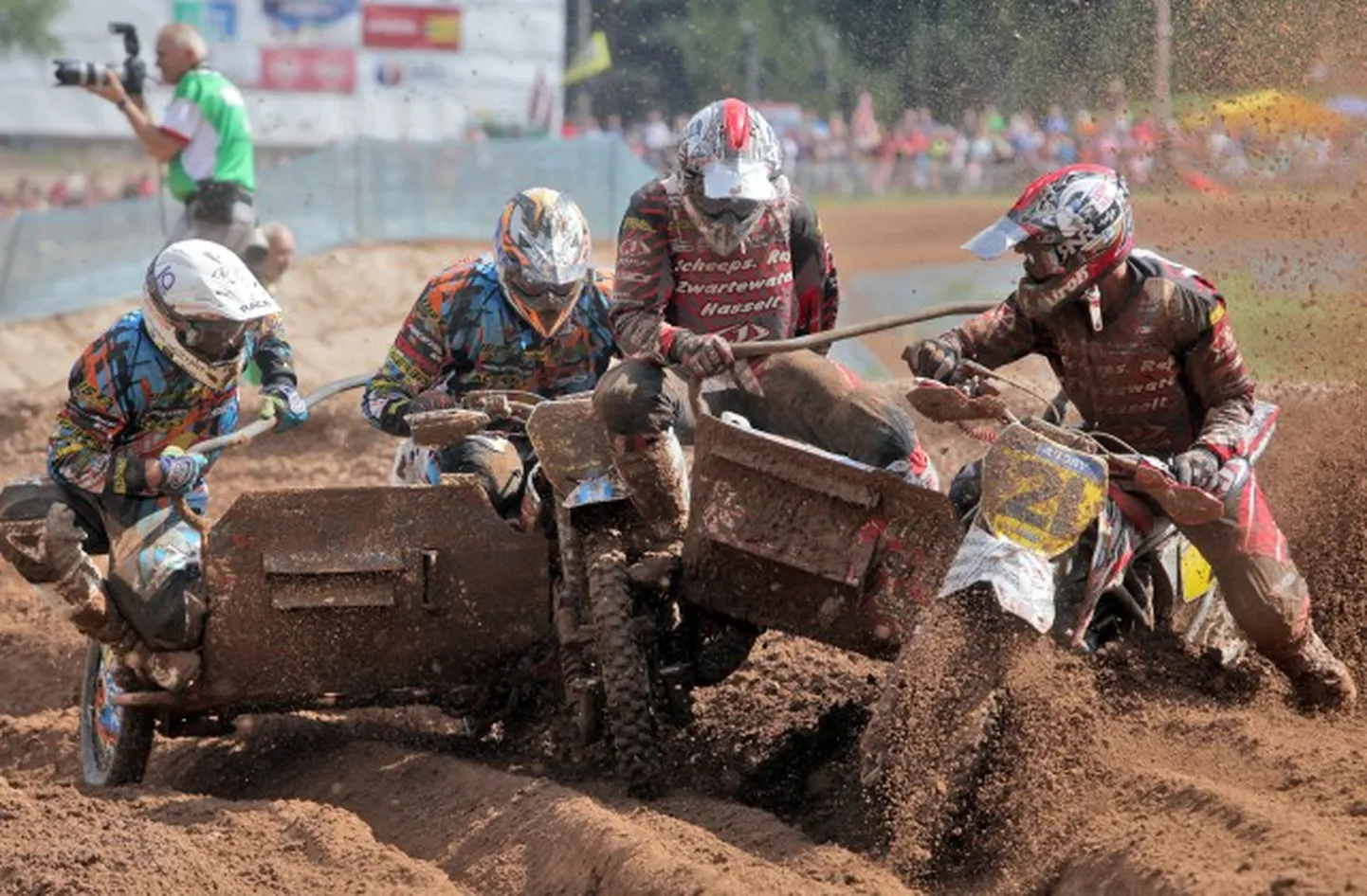 Blakusvāģu Pasaules čempionāta Latvijas Grand Prix posms motocentrā Zelta Zirgs. Ilustratīvs attēls