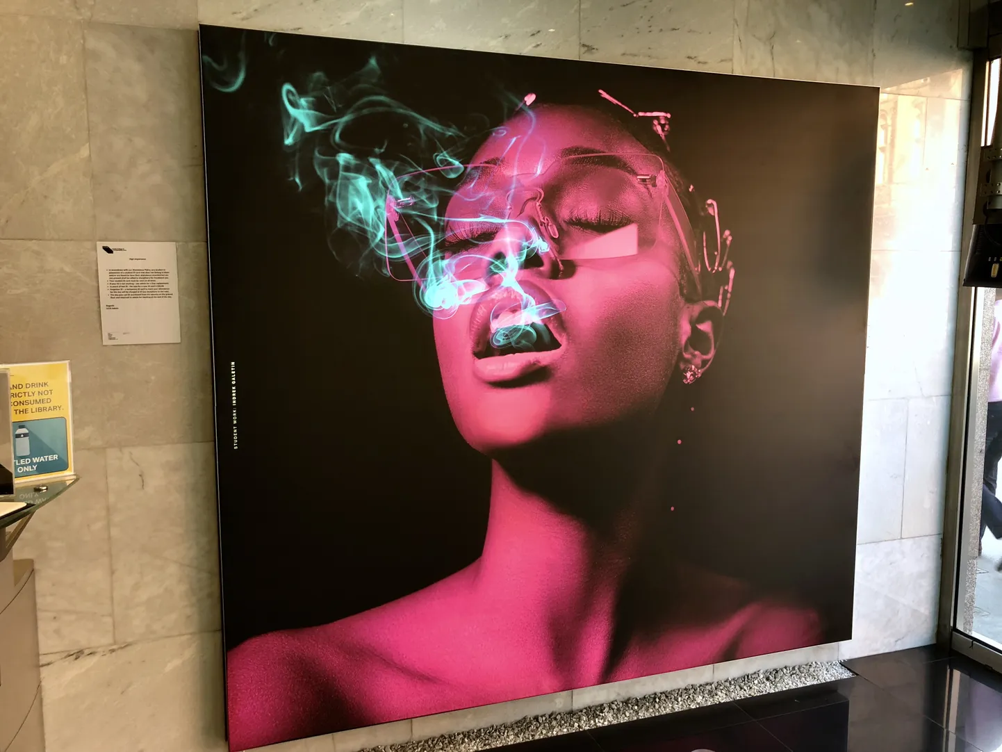 Indrek Galetini foto Alisha White'ist on Londoni kesklinnas kõigile vaatamiseks väljas.