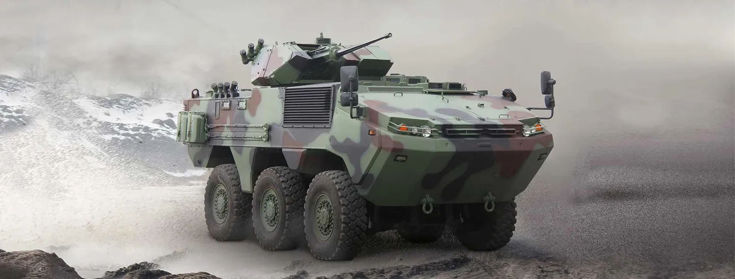 Türgi ettevõtte Otokar toodetud 6x6 Arma soomuk.