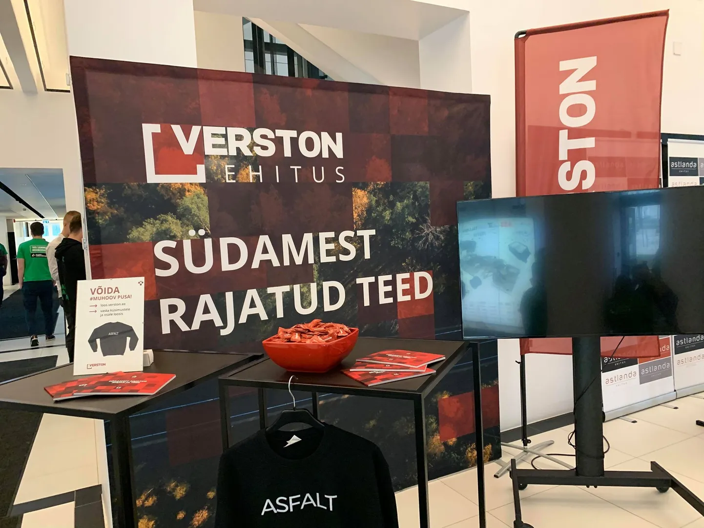 Verston Ehitus stend 31. oktoobril Tallinna Tehnikakõrgkooli Inseneeria karjääripäeval.