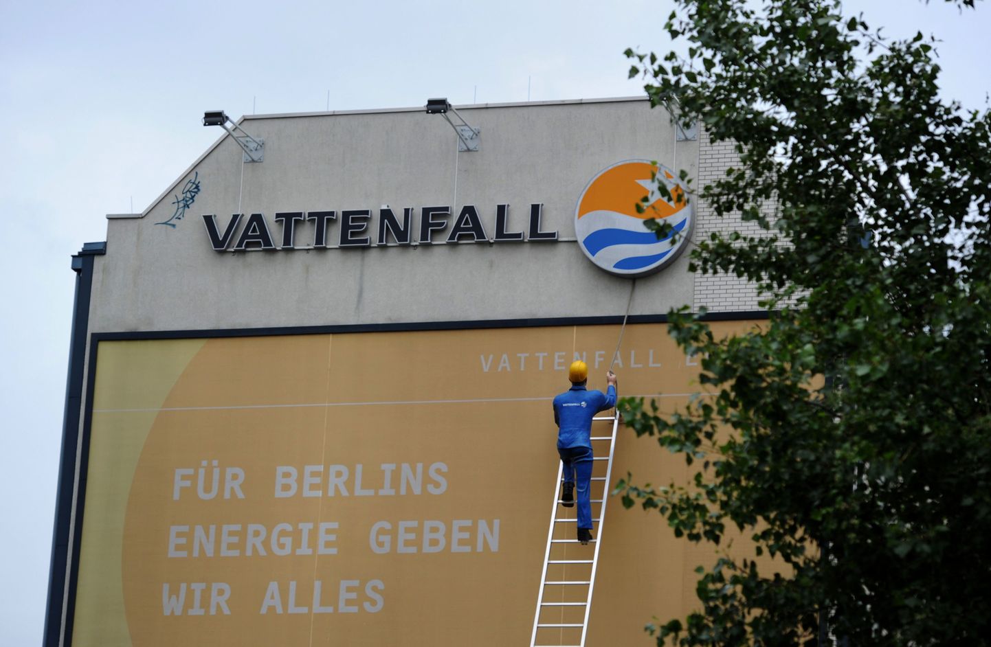 Vattenfalli reklaam Berliinis.