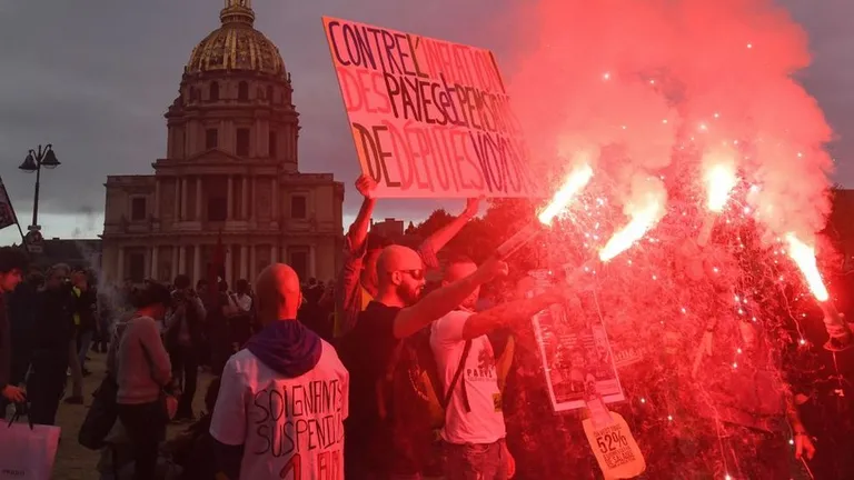 Терпение не бесконечно. Протесты против подорожания жизни набирают обороты в Европе. Вот этот – во Франции