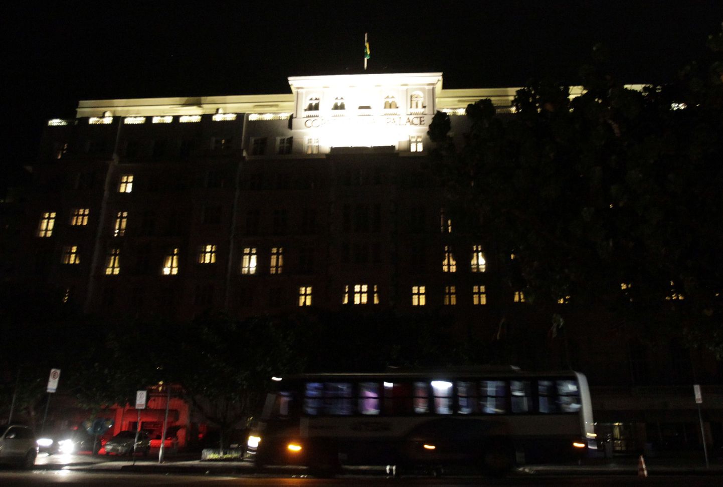Copacabana Palace hotell Rio de Janeiros laiaulatusliku elektrikatkestuse ajal.