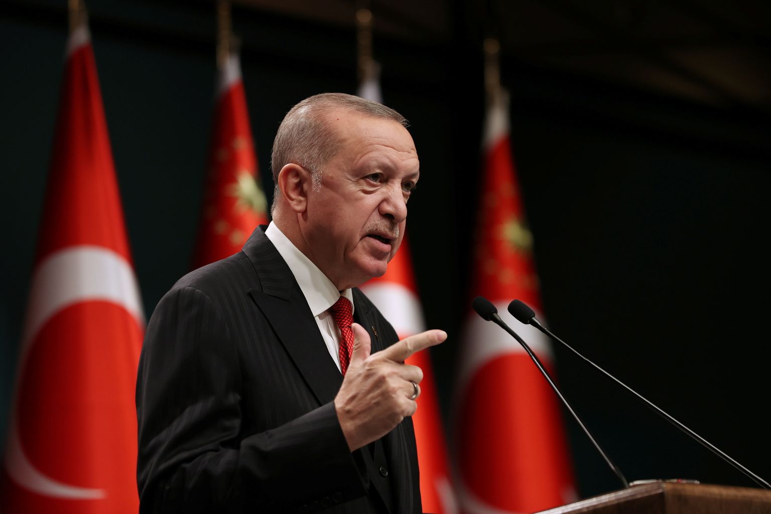 Türgi president Recep Tayyip Erdoğan.