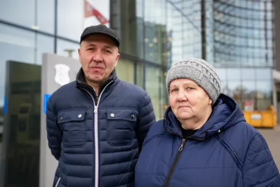 Эльми Або с сыном Андреем Або.