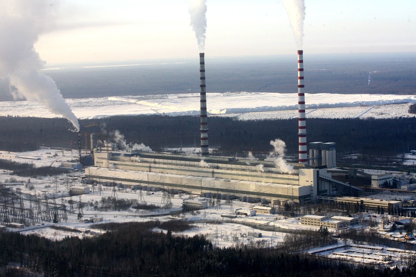 Теплоэлектростанция в Нарве.