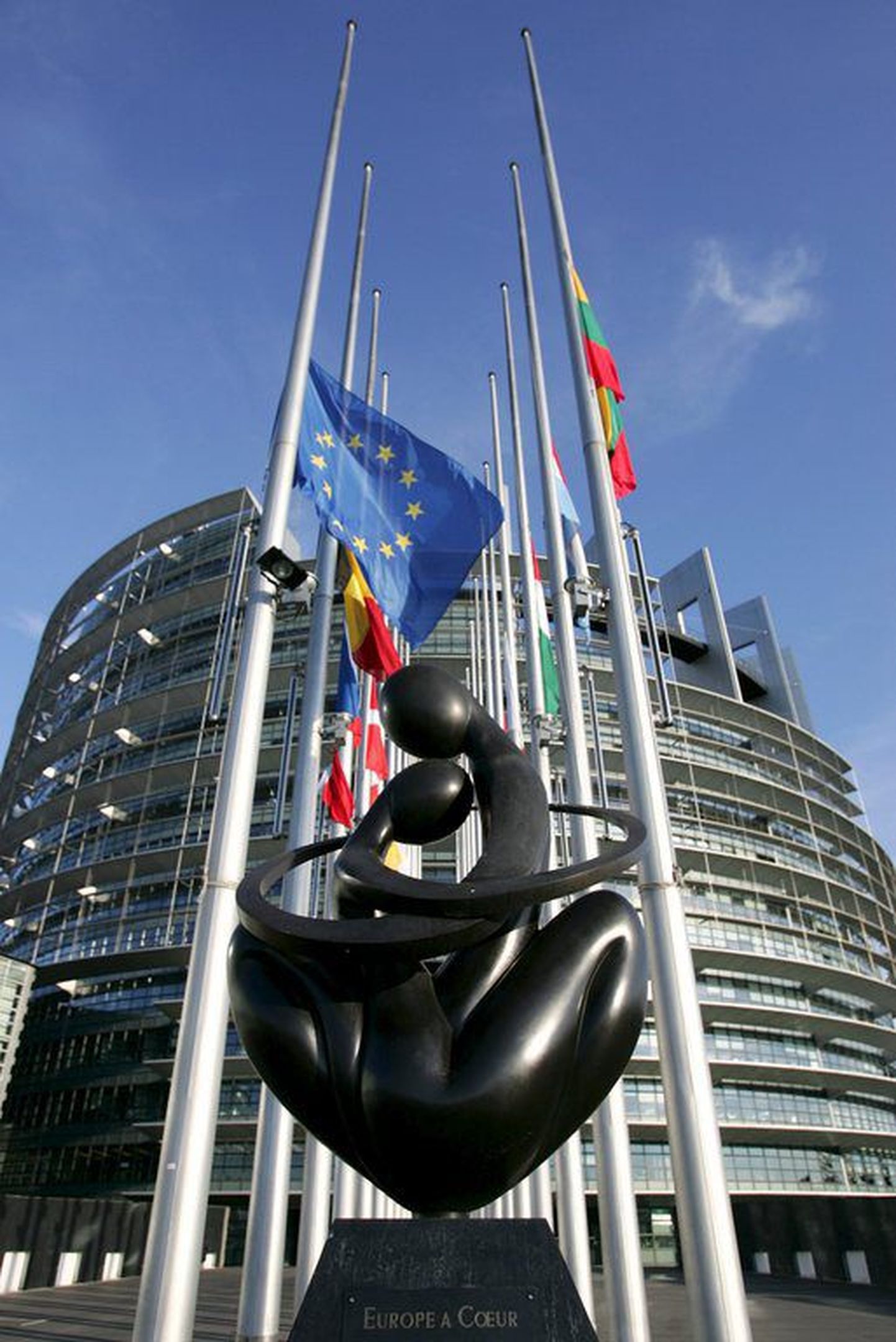 Здание Европарламента в Страсбурге.