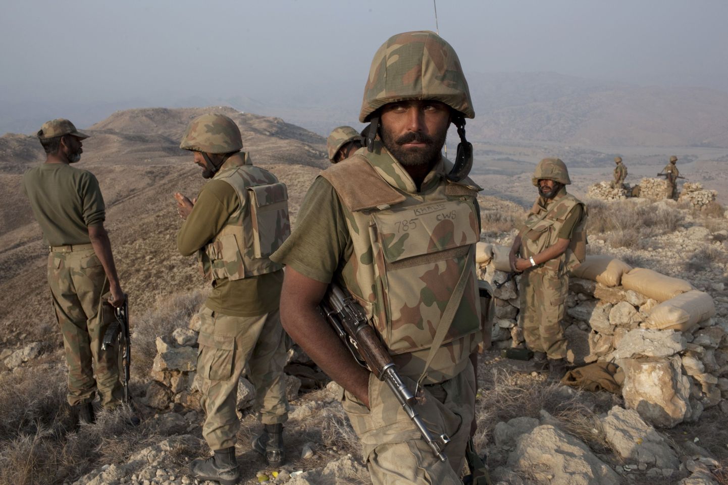 Pakistani armee sõdurid Waziristanis.