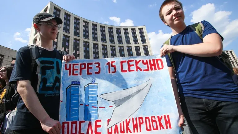 Российские власти уже пытались заблокировать Telegram в 2018 году - без особого успеха