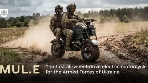 Ukraina sõjavägi võttis kasutusele peaaegu miinikindla elektrimotika
