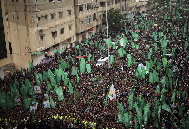 Hamasi toetajad Gaza sektoris