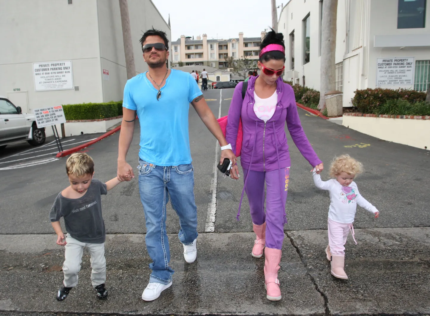 Jordan ehk Katie Price ja Peter Andre lastega