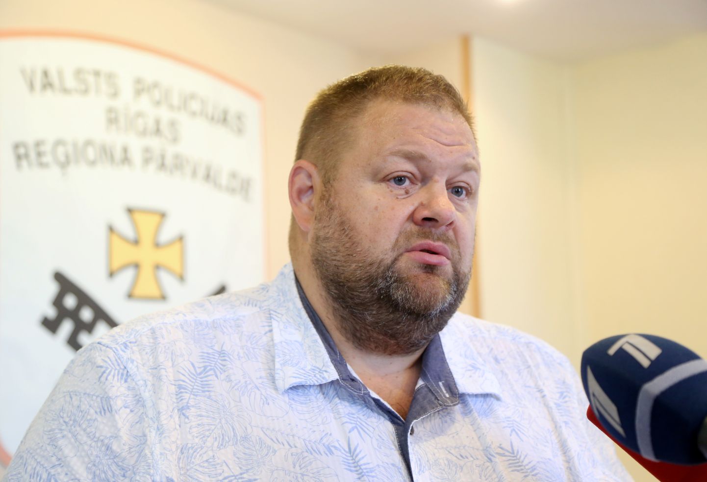 Valsts policijas Rīgas reģiona pārvaldes Kriminālpolicijas pārvaldes priekšnieks Andrejs Sozinovs.