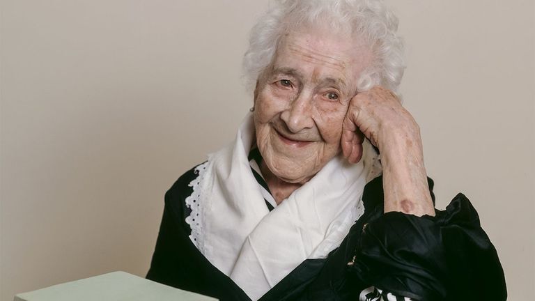 Jeanne Calment, prantslanna, kes elas 122-aastaseks.