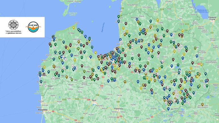 Izveidota Latvijas "noslīkšanas melno punktu karte"