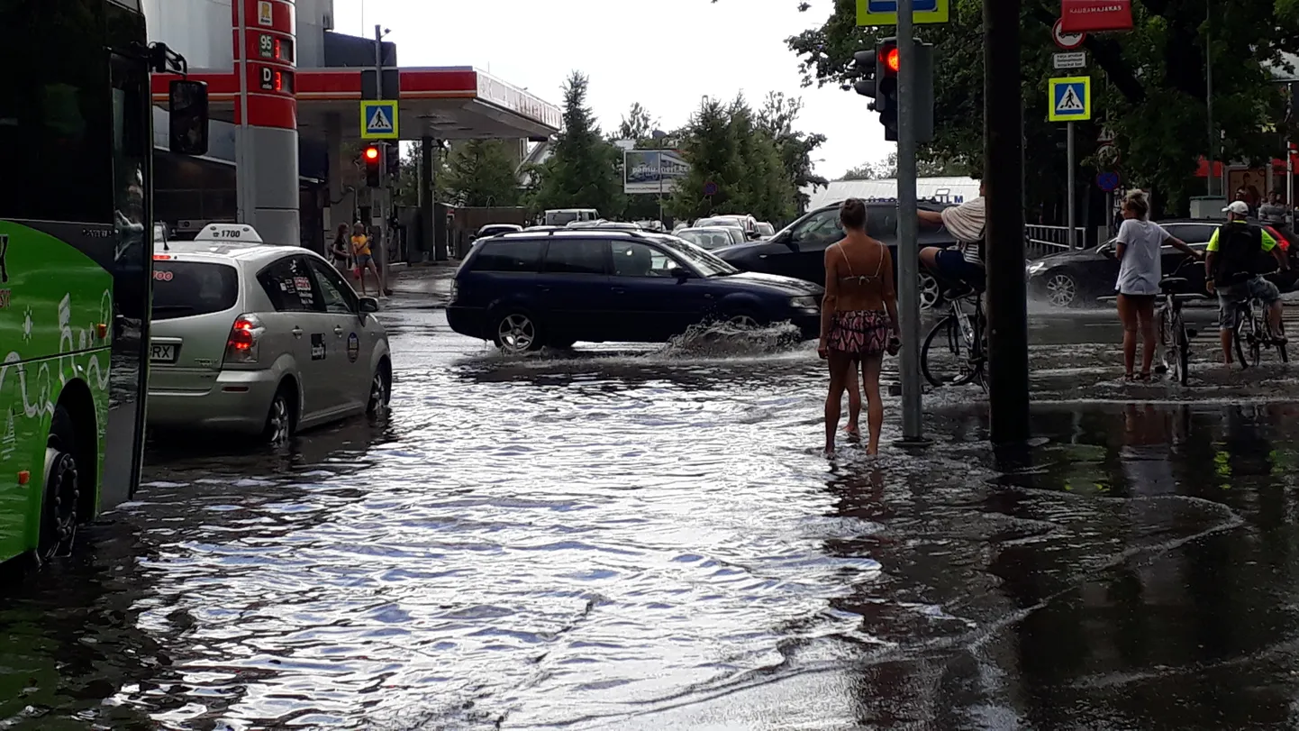 Bussijaamas juuli keskel toimunud uputus kordus taas.