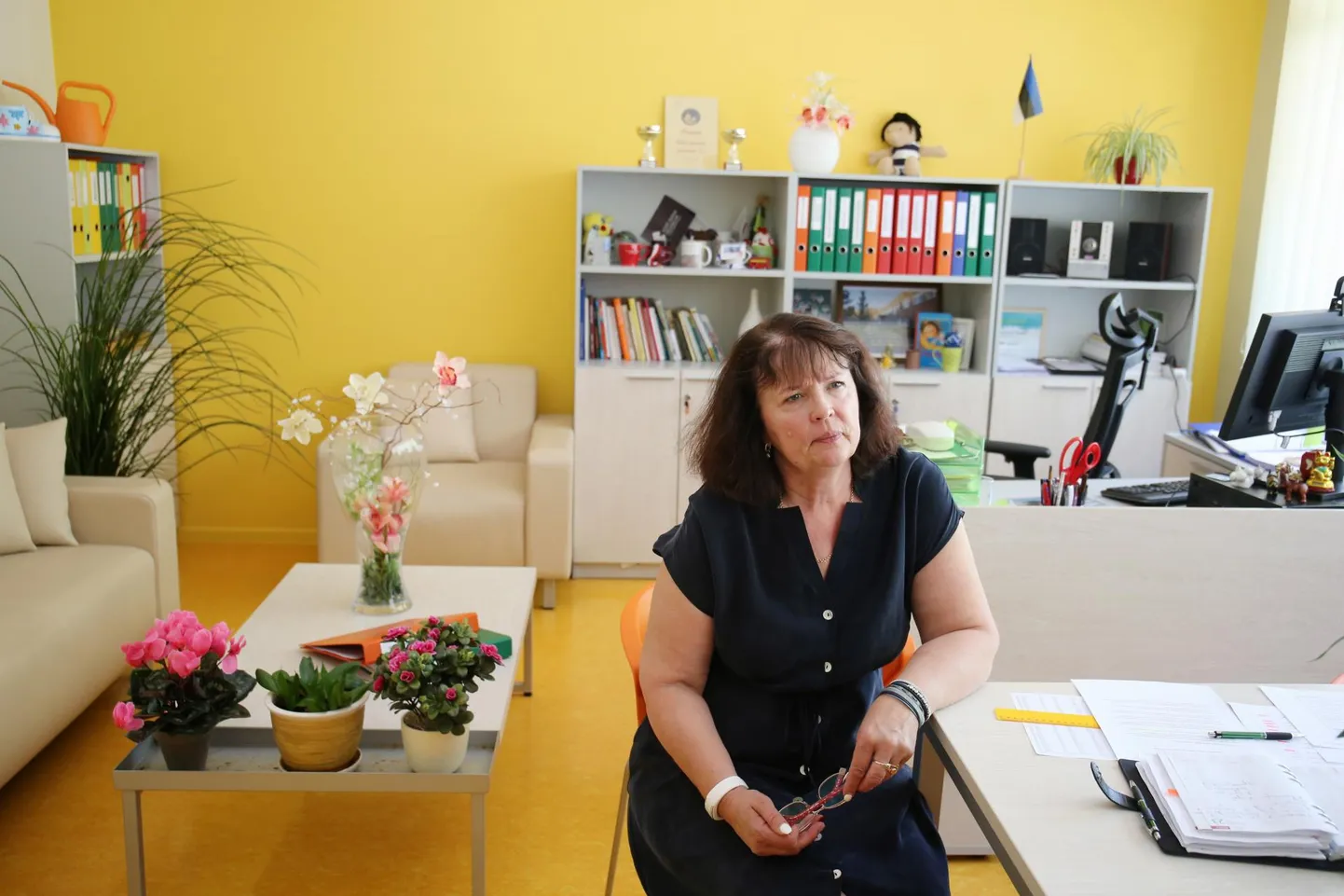 Sipsiku ning Triinu ja Taavi lasteaja direktor Elle Agarmaa valimistub kahe lasteaia liitmiseks.