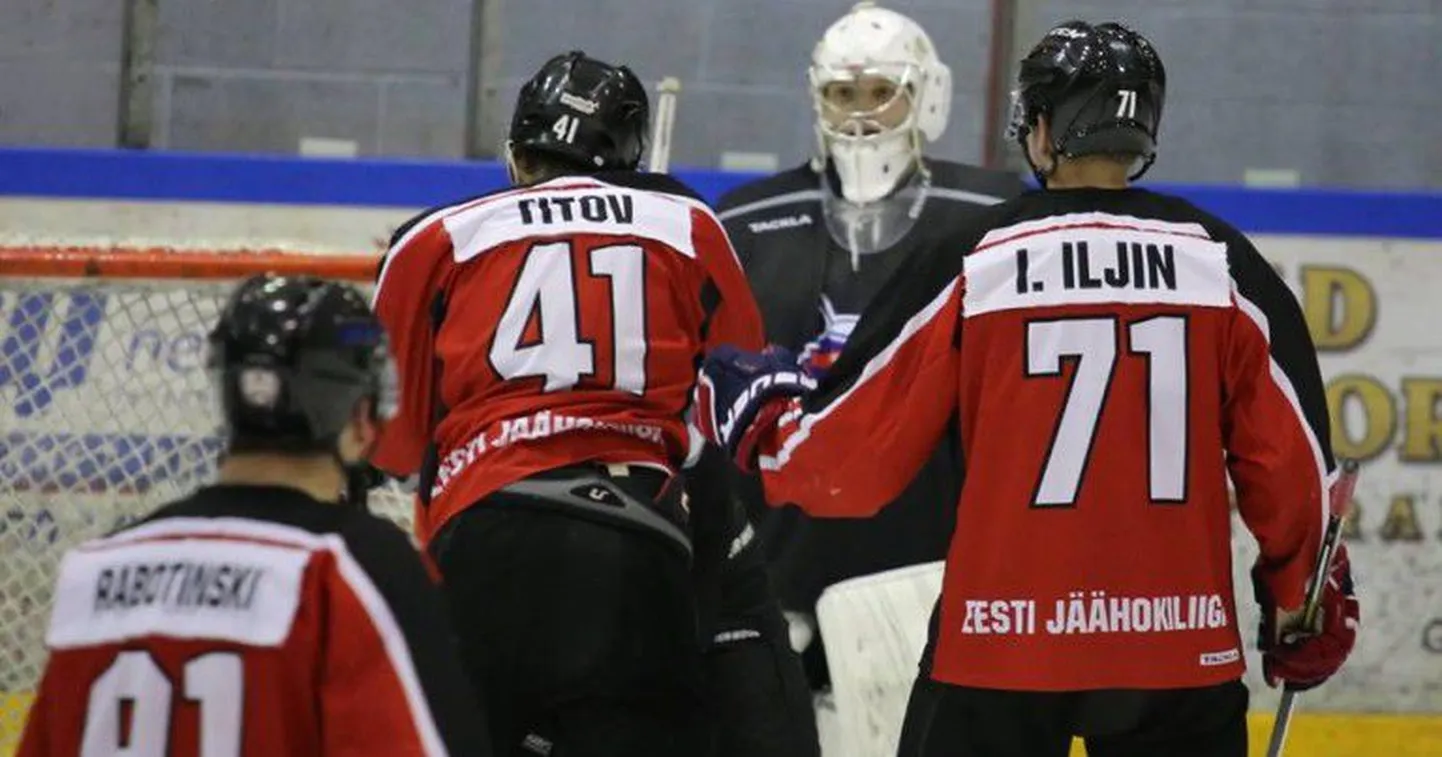 HC Vikingi ja Narva PSK kohtumine.