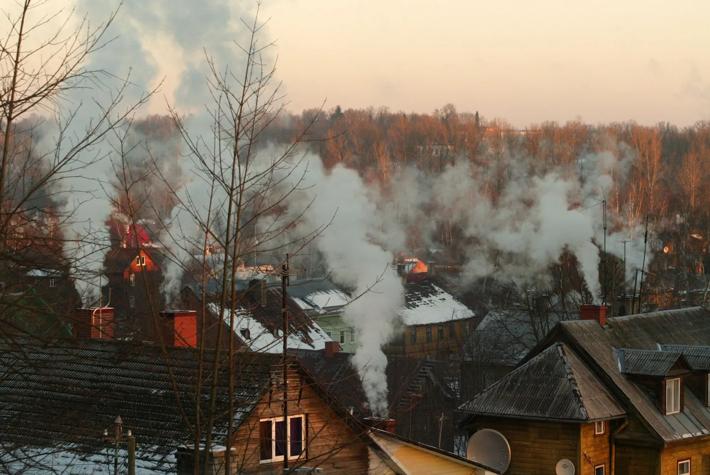 Külm talvepäev Tartus.