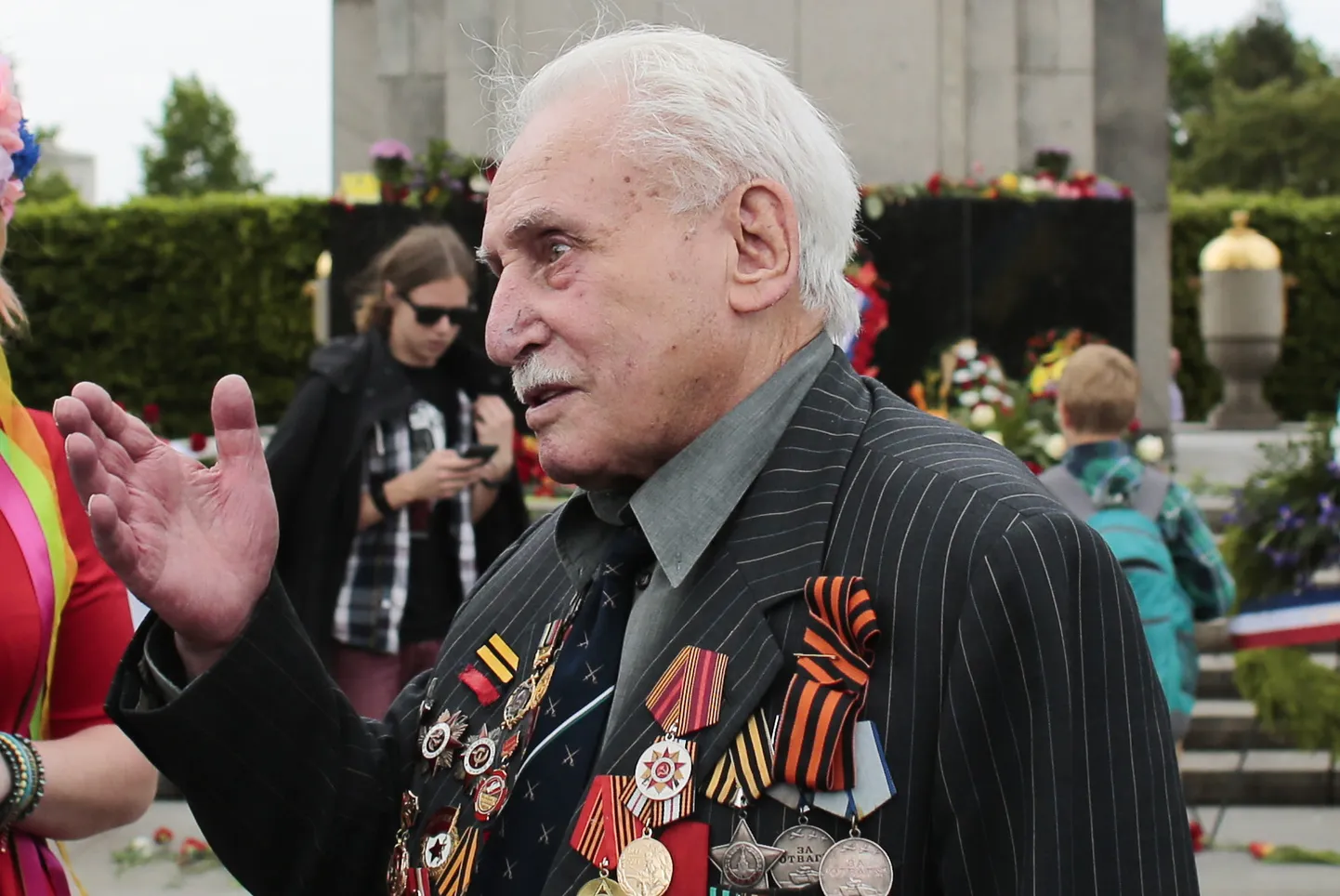 Ukraina päritolu sõjaveteran David Dushman, kes osales jaanuaris 1945 Auschwitzi koonduslaagri vabastamisel