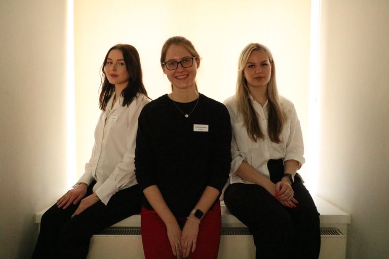 Noorte keskkonnaühisuse idee taga seisavad (vasakult) Claudia, Johanna ja Kristin.