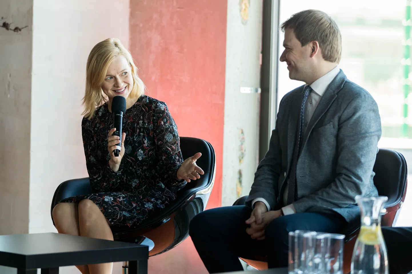 Hanna-Liina Võsa ja Risto Joost tänavuse Birgitta festivali esitlusel 28.03.2018.