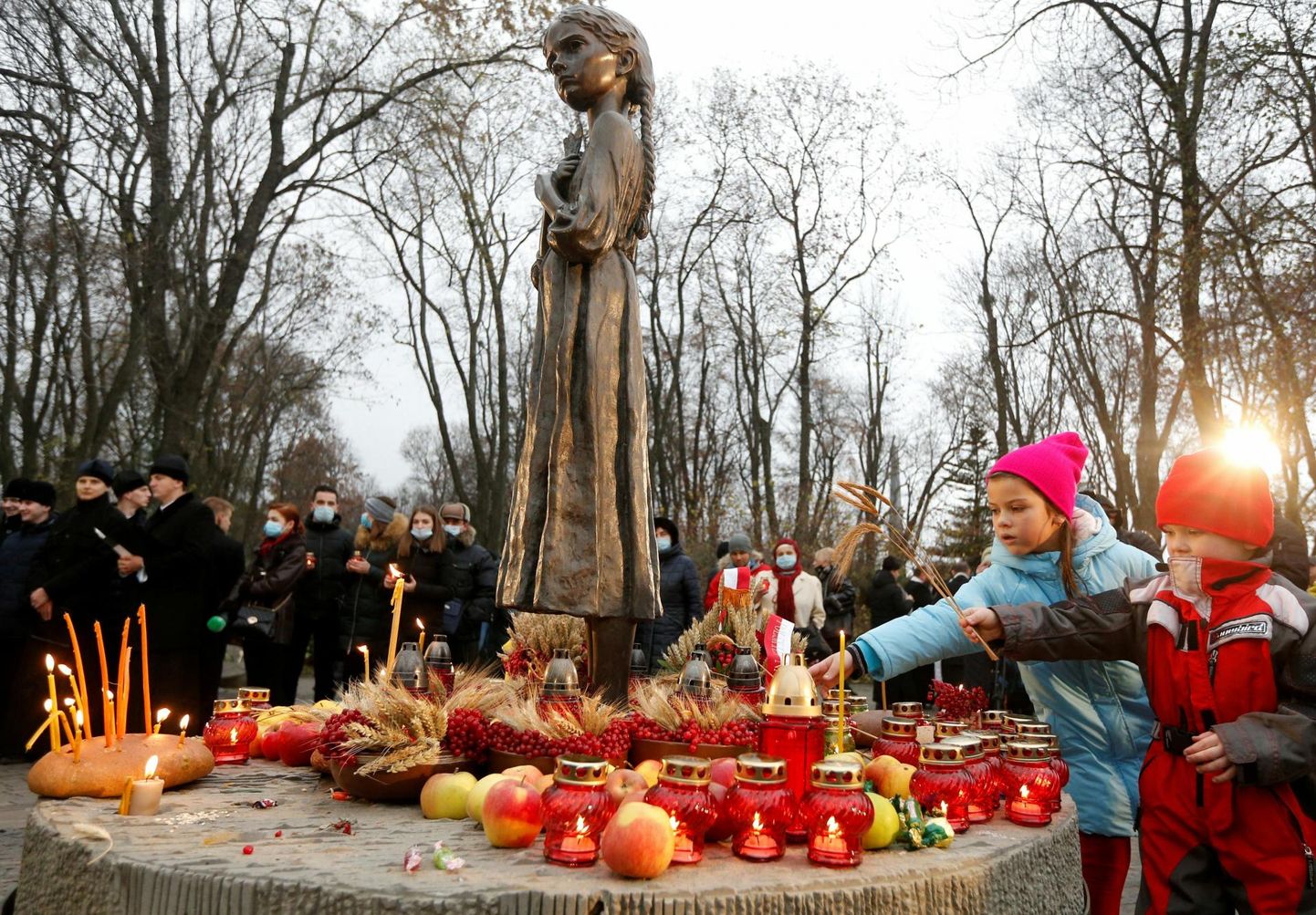 Holodomor ohvrite memoriaal Kiievis.