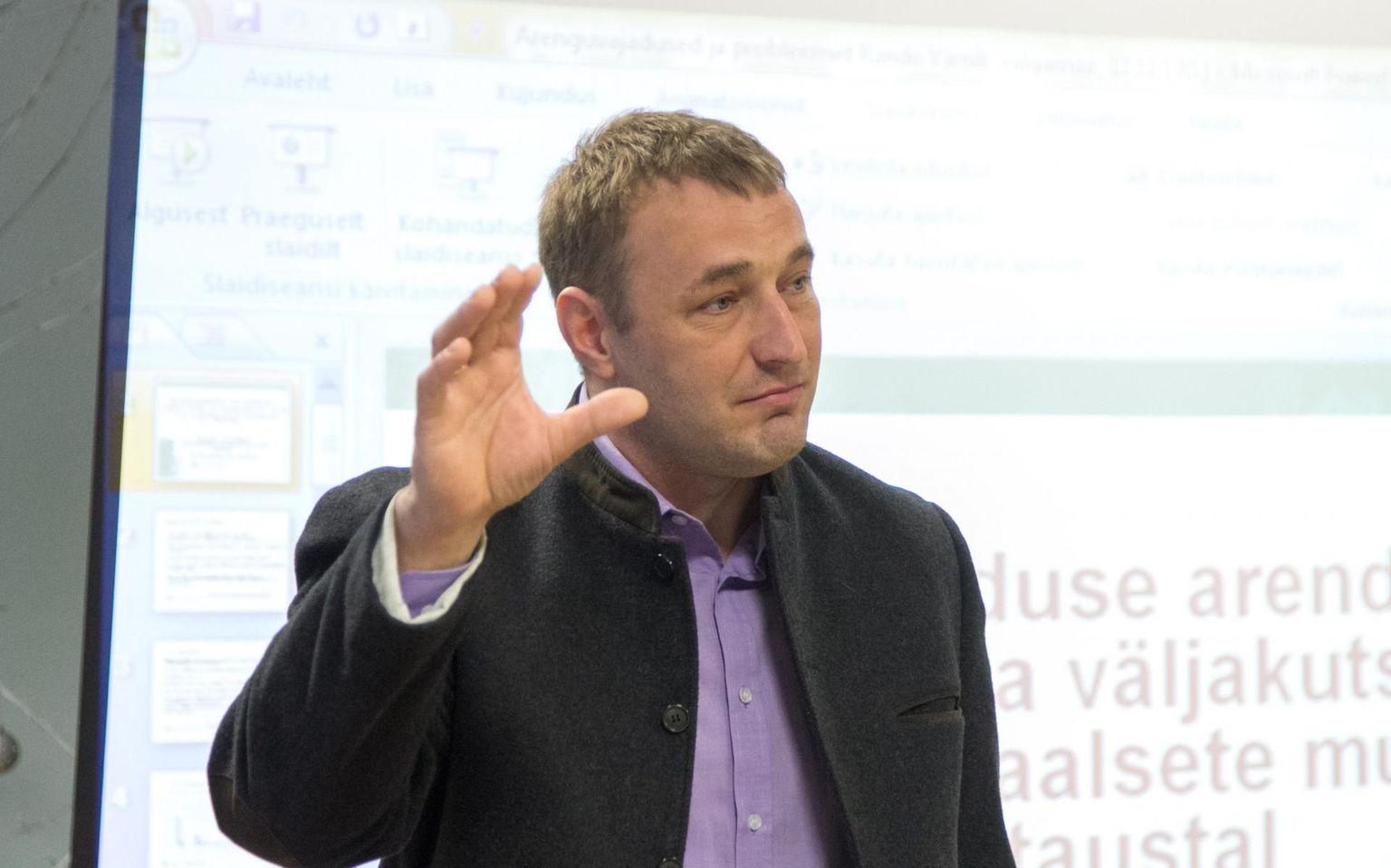 Riigikogu SDE fraktsiooni aseesimees Kalvi Kõva.