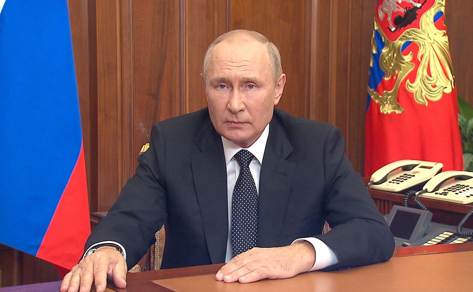 Vladimir Putin osalist mobilisatsiooni välja kuulutamas 21.09.2022