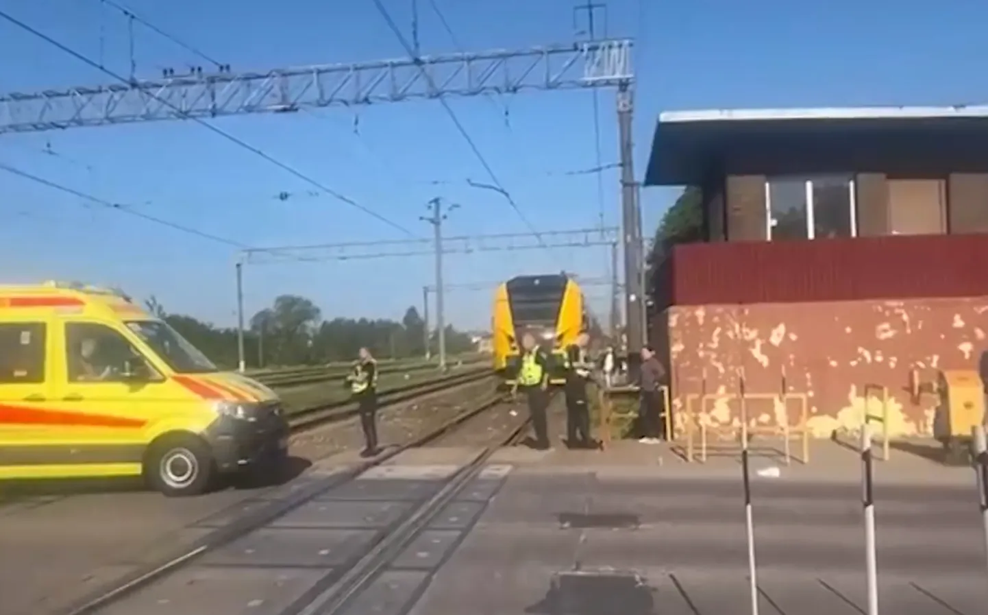 Трагедия на железной дороге в Саласпилсе
