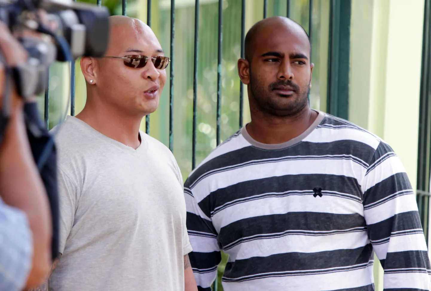 Myuran Sukumaran (paremal) ja Andrew Chan