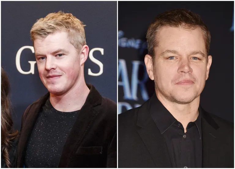 Priit Pius ja Matt Damon.