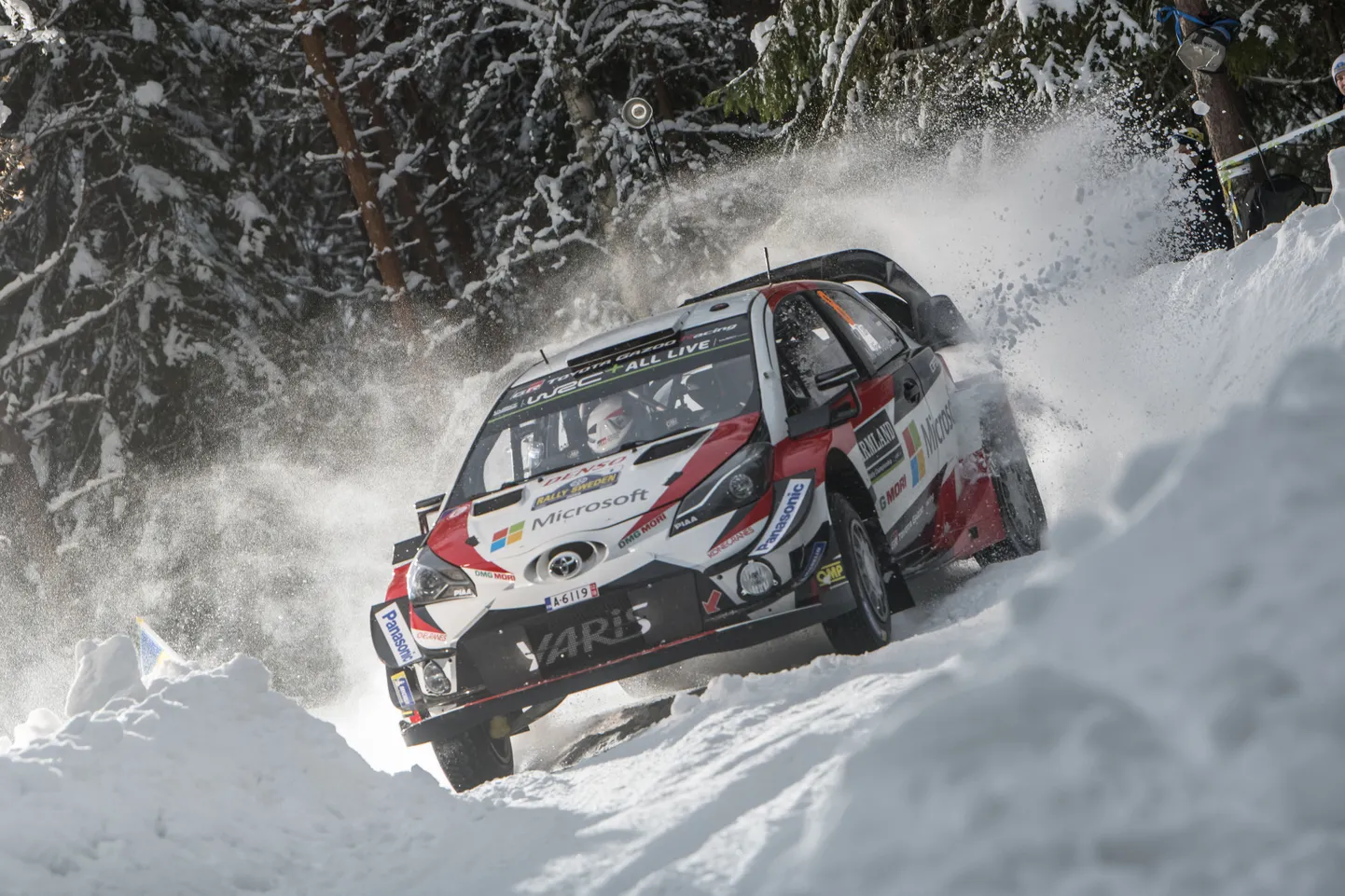 Ott Tänak ja Martin Järveoja Rootsi rallil 2018