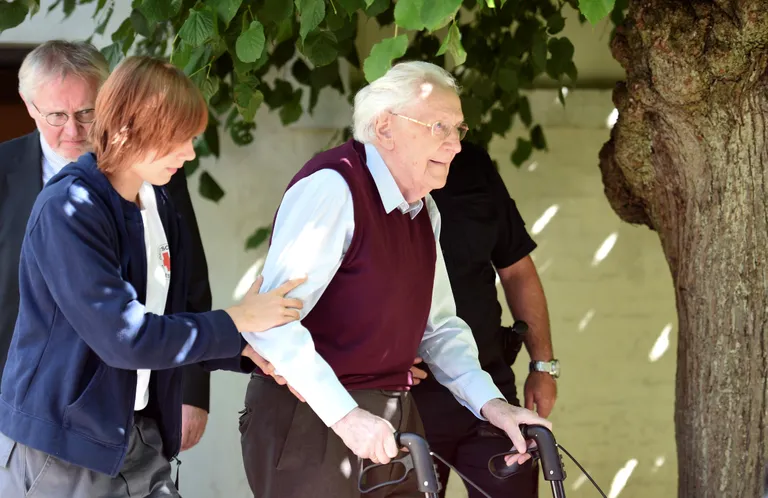 Auschwitzi raamatupidaja Oskar Gröning.