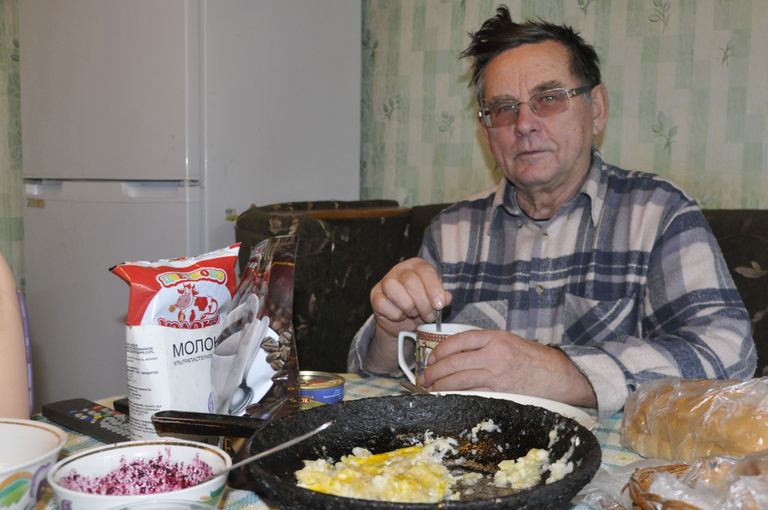 78-летний Вениамин Кулла является единственным эстонцем Бурашево. Фото: Яанус Пийрсалу 